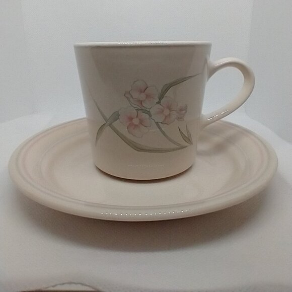 VTG 7 Cups/Saucers Corelle Sets Corning Spring Pond Dinnerware Cups/Saucers Set - Picture 8 of 10